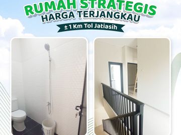 RUMAH DIJUAL DI JATIASIH BEKASI 2 LANTAI 3 KAMAR TIDUR DEKAT TOL JUAL | JUAL RUMAH DI PERUMAHAN JATIASIH - ARASHA