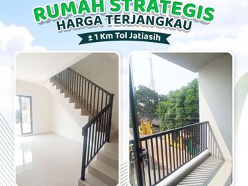 RUMAH DIJUAL DI JATIASIH BEKASI 2 LANTAI 3 KAMAR TIDUR DEKAT TOL JUAL | JUAL RUMAH DI PERUMAHAN JATIASIH - ARASHA
