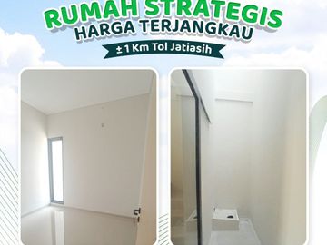 RUMAH DIJUAL DI JATIASIH BEKASI 2 LANTAI 3 KAMAR TIDUR DEKAT TOL JUAL | JUAL RUMAH DI PERUMAHAN JATIASIH - ARASHA