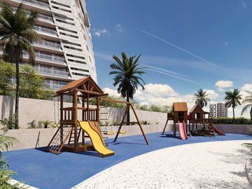 Lujoso departamento con vista al océano , muelle, golf, marina disponible en Puerto Cancún.