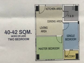 38 sqm 1-bedroom Condo For Sale in New Clark City, Capas,Tarlac