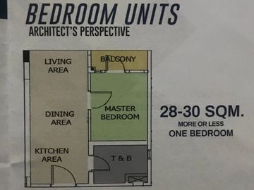 38 sqm 1-bedroom Condo For Sale in New Clark City, Capas,Tarlac