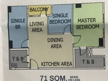 38 sqm 1-bedroom Condo For Sale in New Clark City, Capas,Tarlac