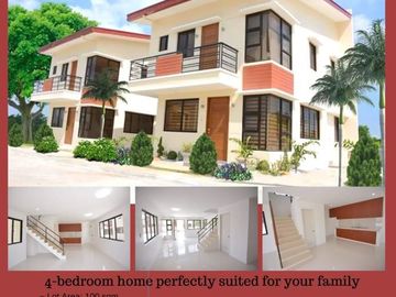 PRE-SELLING FA125.0sqm 4-BEDROOM 2-CAR GARAGE 2-STOREY SICILY SINGLE ATTACHED HOUSE & LOT STERLING RESIDENCES ONE-NAIC CAVITE ELEGANT TAHIMIK