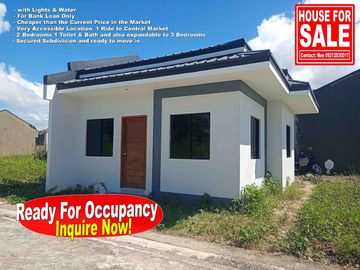Ready For Occupancy House in Akina Mansilingan