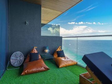 For Sale Fully-Furnished Premium Beachfront Condo Unit located in The Reef in Mactan Lapu-Lapu City.
