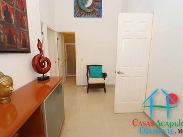 Depa con terraza y vista a las áreas comunes
