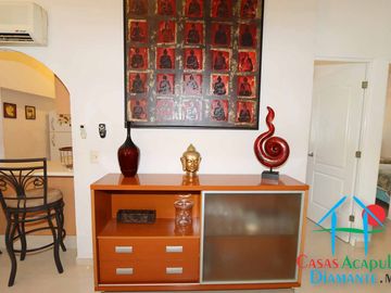 Depa con terraza y vista a las áreas comunes