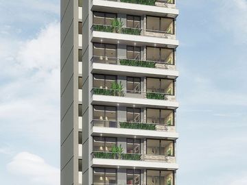 Departamento 2 Amb. 49 m², en Construcción, Cochera bonificada. H. Yrigoyen 6200, 50 Cuotas!!
