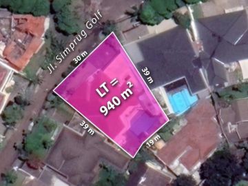 RUMAH at Jl SIMPRUG GOLF, JAKSEL
