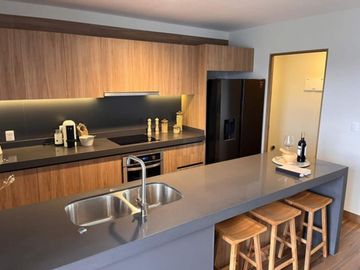 Condominio con cancha de voleibol, Cancha de basquetbol, alberca, Gimnasio, pre-construcción, venta, Queretaro.