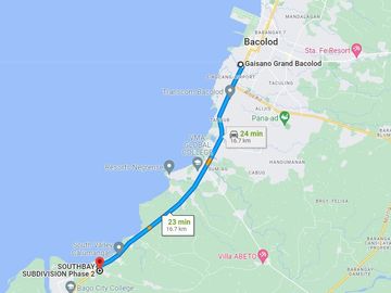 Cheapest lot for sale in Bago City, 25 minutes to Gaisano Grand Bacolod City