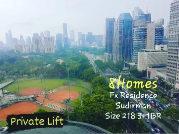 Fx Residence Sudirman Senayan 3+1BR Private Lift Size 218