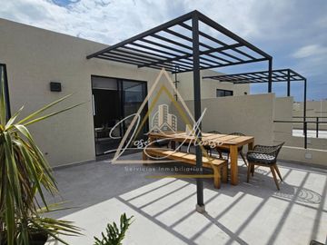 Departamento con Roof Top e Preventa Queretaro Zire Zona Zakia 3 baños completos