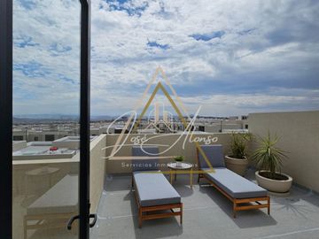 Departamento con Roof Top e Preventa Queretaro Zire Zona Zakia 3 baños completos