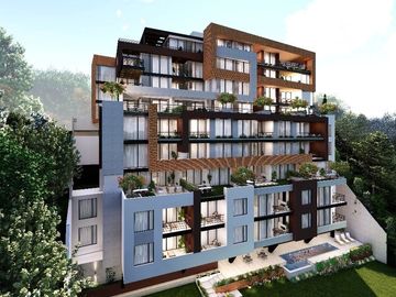 Departamento de 3 habitaciones en planos, con terraza y vista - Gonzalez Suarez