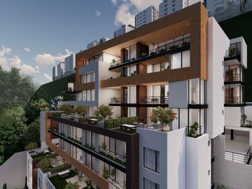 Departamento de 3 habitaciones en planos, con terraza y vista - Gonzalez Suarez