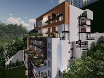 Departamento de 3 habitaciones en planos, con terraza y vista - Gonzalez Suarez