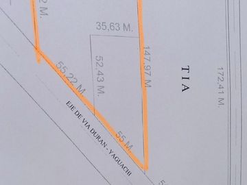 Terreno vendo  en la Via Duàn Yaguachi