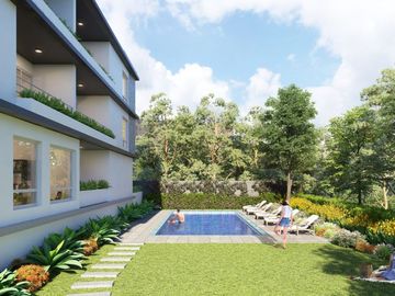 Departamento de venta Sector Intervalles con Amplio JARDIN.  PIscina y areas comunales de primera