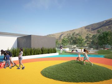 Departamento de venta Sector Intervalles con Amplio JARDIN.  PIscina y areas comunales de primera