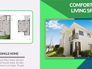 ONLY 10K TO RESERVE A UNIT READY FOR OCCUPANCY 2-BEDROOM 1-CAR GARAGE 1-STOREY HOUSE & LOT AMAIA SCAPES SAN FERNANDO-PAMPANGA