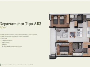 VENTA DEPARTAMENTO A ESTRENAR EN CARRETERA NACIONAL