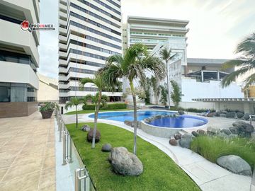 DEPARTAMENTO EXCLUSIVO EN VENTA CON SALIDA A PLAYA ZONA DORADA BOCA DEL RIO