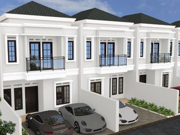 Rumah minimalis 2lantai murah booking 5jt All in diCimanggis,Depok