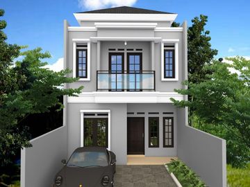 Rumah minimalis 2lantai murah booking 5jt All in diCimanggis,Depok