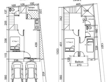 Rumah minimalis 2lantai murah booking 5jt All in diCimanggis,Depok