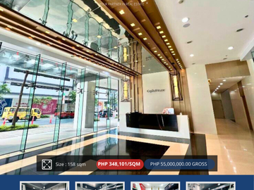 Capital House Office Space for Sale in Fort Bonifacio Global City Triangle BGC, 40th Street, Taguig