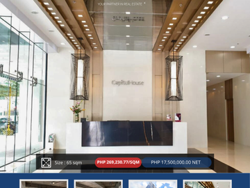 Capital House Office Space for Sale in Fort Bonifacio Global City Triangle BGC, 40th Street, Taguig