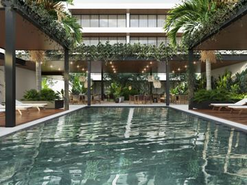 Condo con alberca común, concierge, gym, pre-construcción, Zona Norte, Mérida