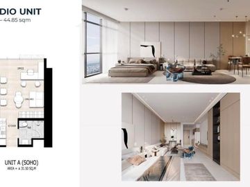 Home Office SOHO unit for sale in La Vida, Pasay with view of Manila Bay!
