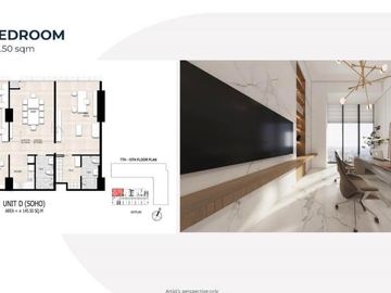 Home Office SOHO unit for sale in La Vida, Pasay with view of Manila Bay!