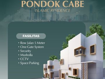 Rumah 2 Lantai Dekat Bandar Udara Pondok Cabe