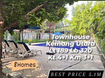 Jual Cepat Townhouse Luas 189 Kemang Utara