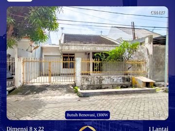 DIJUAL RUMAH KUTISARI INDAH BARAT SURABAYA DKT TENGGILIS BTH RENOVASI