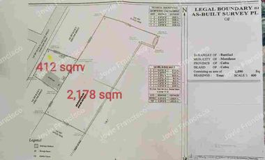 Lot for sale in Cebu City,Sto. Nino Village not flooded area