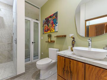 Condo con rooftop y alberca común, pre-construcción, venta, El Tezal, Cabo San Lucas