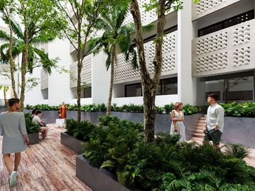 Departamento con alberca, Gimnasio, en pre-construcción,  Centro, venta, Playa del Carmen