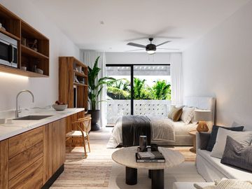 Departamento con alberca, Gimnasio, en pre-construcción,  Centro, venta, Playa del Carmen