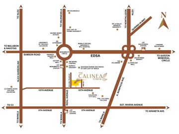 The Calinea Towers 12% DP Promo! 3 Bedroom Condo Unit in Caloocan City near LRT Monumento SM Grand Central NLEX