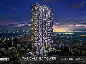The Calinea Towers 12% DP Promo! 3 Bedroom Condo Unit in Caloocan City near LRT Monumento SM Grand Central NLEX