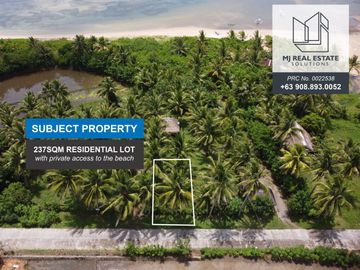 237 sqm Residential Beach Lot for Sale in Bulusan Sorsogon