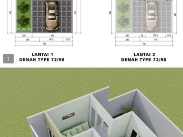 Rumah murah tanpa dp  booking 10jt Allin cluster premium disawangan,Depok