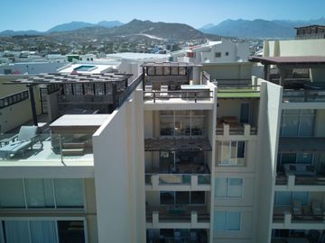 Penthouse vista al mar, jacuzzi, alberca común, venta, Fonatur, San José del Cabo.