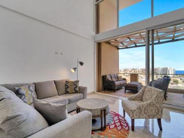 Penthouse vista al mar, jacuzzi, alberca común, venta, Fonatur, San José del Cabo.