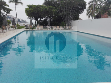 VENTA DE EXCELENTE DEPARTAMENTO EN CONDOMINIO GOLETA VISTA A LA BAHÍA